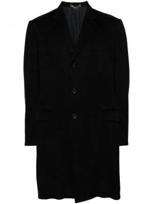 Gyapjú kabát Gucci Pre-owned fekete