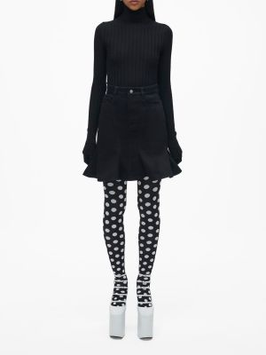 Džínsová sukňa Marc Jacobs čierna
