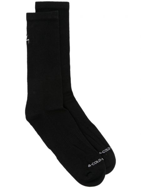 Socken mit stickerei A-cold-wall* schwarz