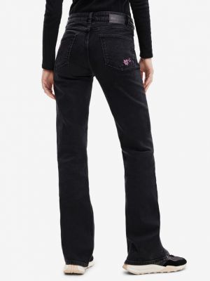 Bootcut jeans Desigual schwarz