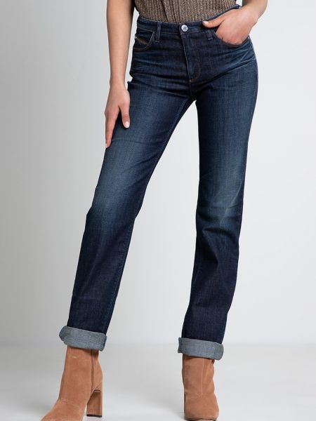 Jeansy skinny slim fit Armani Jeans niebieskie