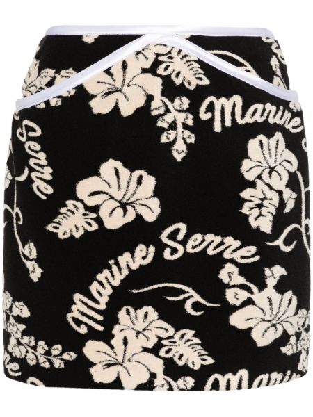 Žakárové mini sukně Marine Serre