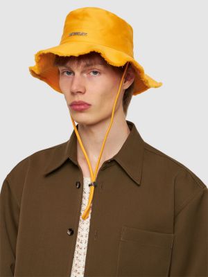 Puuvillased müts Jacquemus oranž