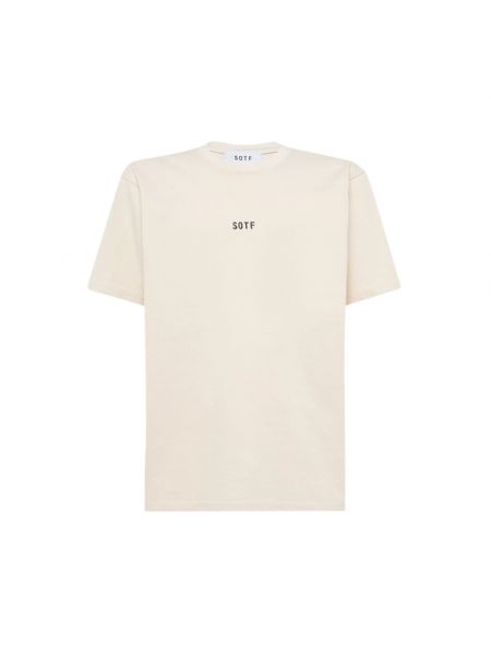 T-shirt mit print Sotf beige