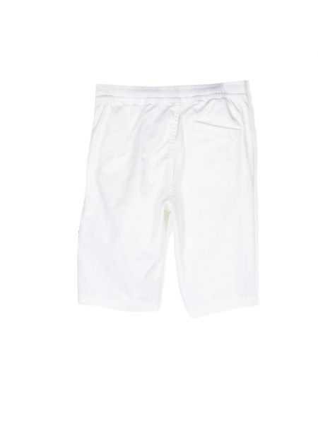 Pantalones cortos de tela jersey Stone Island blanco