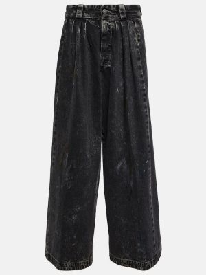 Distressed jeans ausgestellt Maison Margiela schwarz