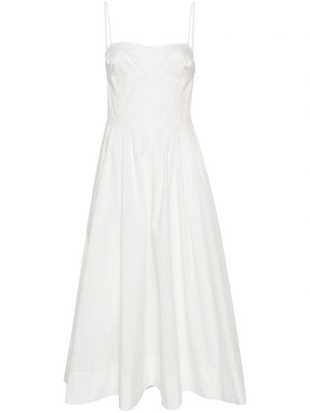 Βαμβακερή μίντι φόρεμα Simkhai λευκό