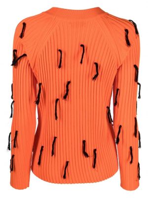 Pull en tricot Christian Wijnants orange