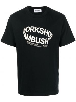 Koszulka z nadrukiem Ambush czarna
