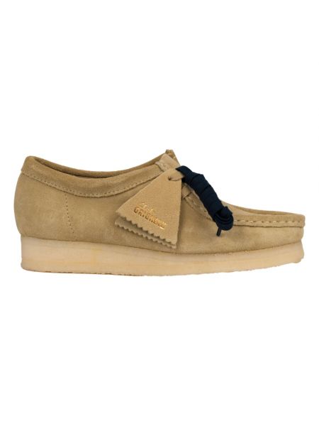 Beżowe loafers Clarks