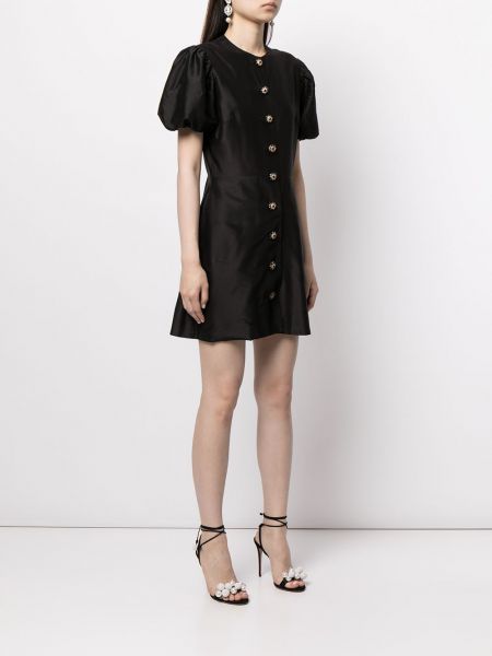 Jedwabna sukienka mini Macgraw czarna