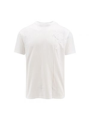 Koszulka z okrągłym dekoltem Valentino biała