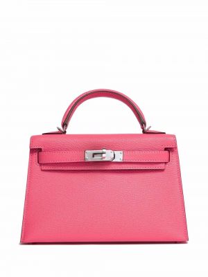 Bolsa Hermès rosa