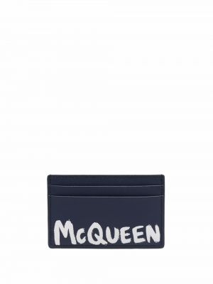 Πορτοφόλι με σχέδιο Alexander Mcqueen μπλε