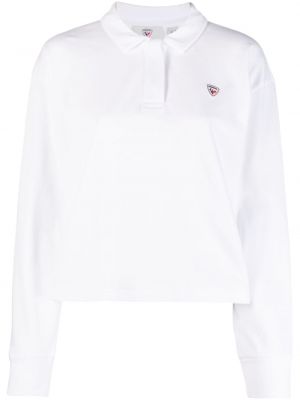 Polo majica s printom Rossignol bijela