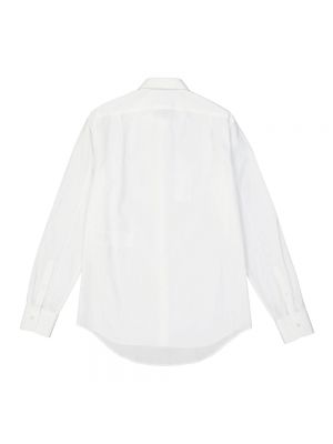 Camisa de algodón de cristal Alexander Mcqueen blanco