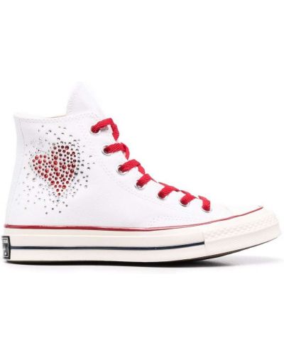 Sneakers alte Converse, bianco