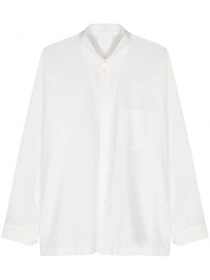 Bavlněná košile Homme Plissé Issey Miyake bílá