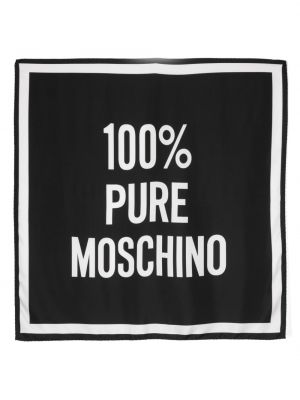 Echarpe en soie à imprimé Moschino