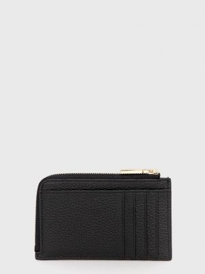 Шкіряний гаманець Coccinelle, чорний