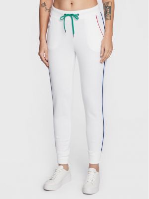 Pantaloni tuta United Colors Of Benetton bianco