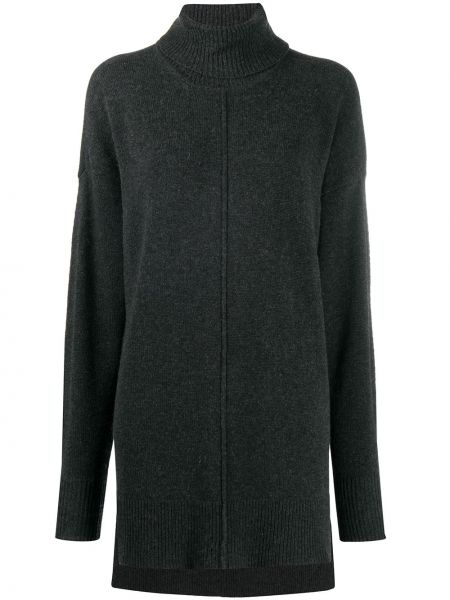 Jersey cuello alto de punto con cuello alto de tela jersey Isabel Marant negro