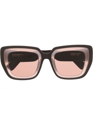 Okulary przeciwsłoneczne oversize Mykita brązowe