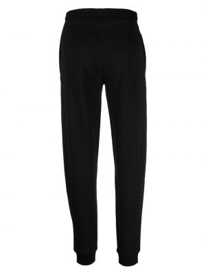 Pantalon de joggings en coton à imprimé Hugo noir