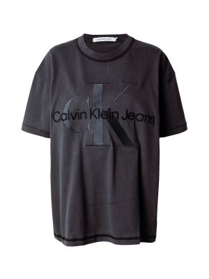 Тениска Calvin Klein Jeans сиво