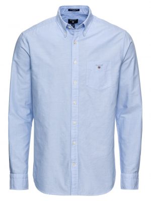 Рубашка на пуговицах Gant синяя