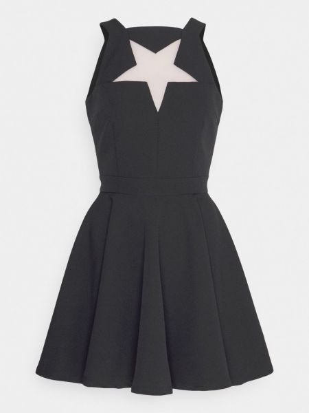 Czarna sukienka wieczorowa Versace Jeans Couture