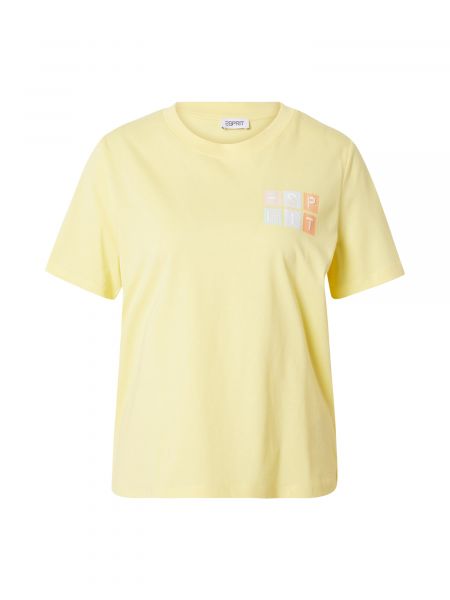 Тениска Esprit жълто