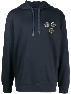 Hoodie Armani Exchange blå