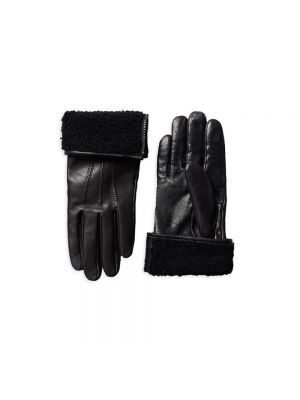 Czarne rękawiczki Mackage