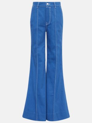 Alt laienevad teksapüksid Zimmermann sinine