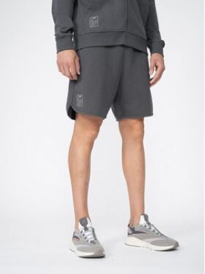 Priliehavé športové šortky 4f sivá