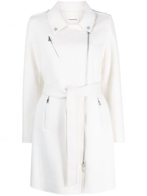 Μάλλινο παλτό P.a.r.o.s.h. λευκό