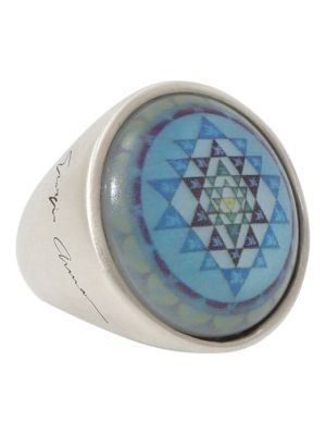 Голубое кольцо Giorgio Armani