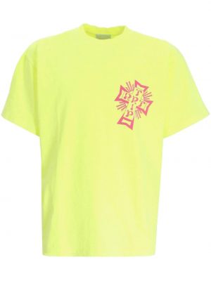 T-shirt aus baumwoll Aries gelb