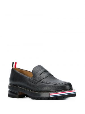 Loafers con tacón chunky Thom Browne negro