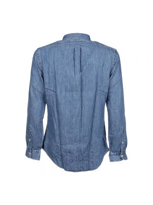 Koszula jeansowa z długim rękawem Polo Ralph Lauren niebieska
