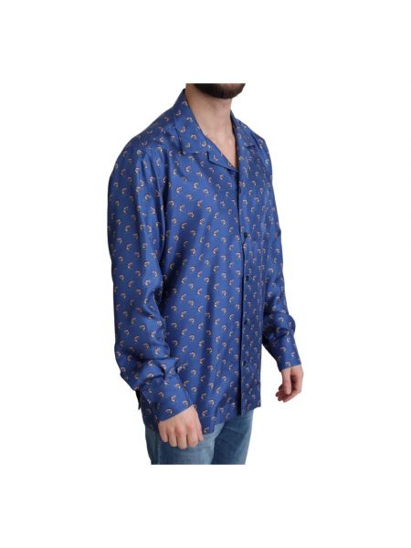 Hemd mit print Dolce & Gabbana blau