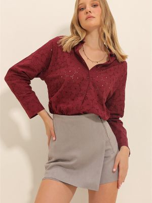 Marškiniai oversize Trend Alaçatı Stili