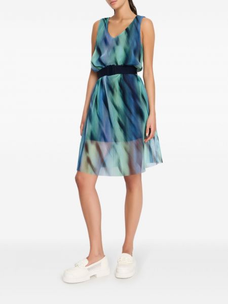 Kleid mit print Armani Exchange blau