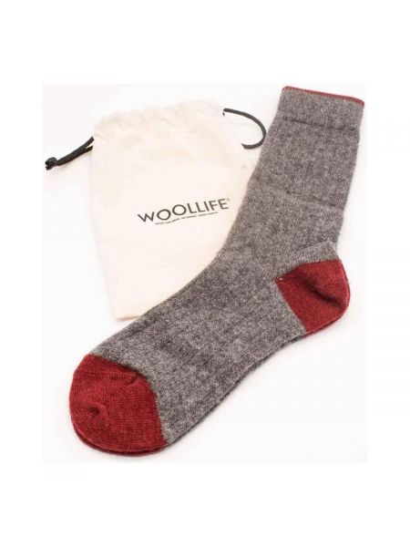 Ponožky Woollife sivá