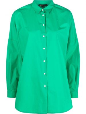 Хлопковая рубашка Maje, зеленая