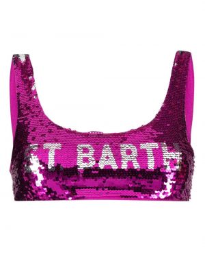 Pailletten bikini Mc2 Saint Barth pink