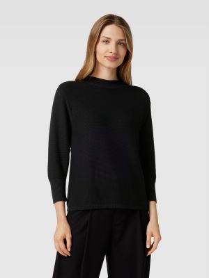Dzianinowy sweter More & More czarny