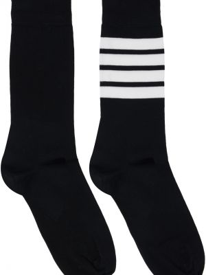 Черные носки с 4 полосками Thom Browne