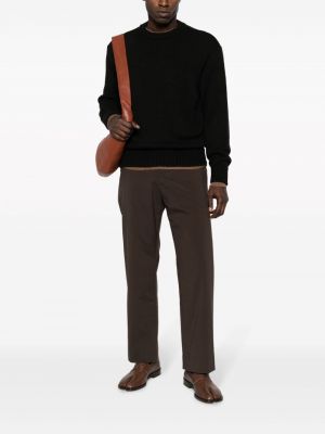 Džemperis ar apaļu kakla izgriezumu Lemaire melns